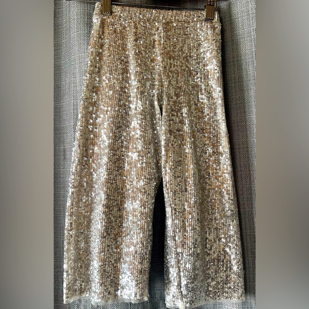 Zara kids sequin pants .